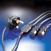 UK plug to 2 IEC C13 Y Lead